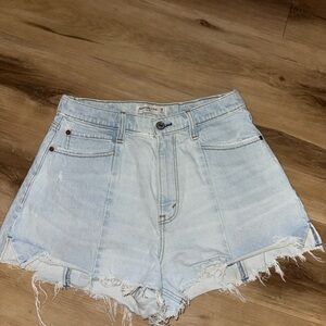 Abercrombie & Fitch Light Wash Jean Shorts